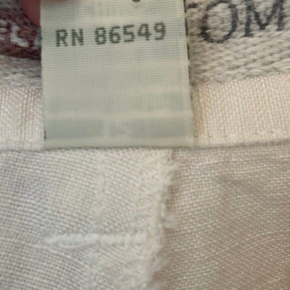 Tommy Bahama off-white hemp + silk blend shorts sz 12 - Picture 6 of 8